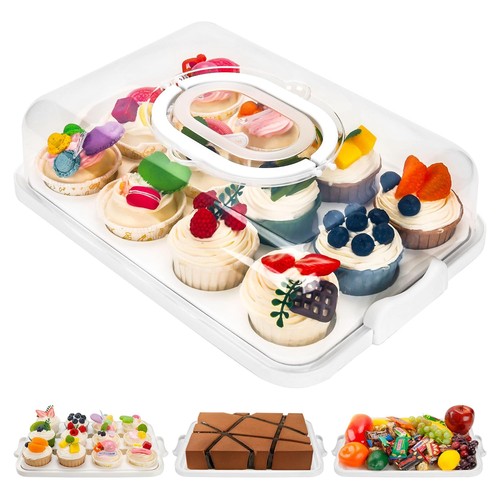 White cupcake carrier - carrier,